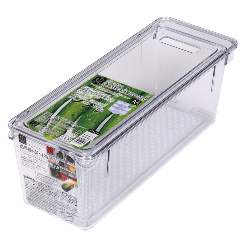 すのこ付き透明野菜保存容器 M | 商品情報 | KOKUBO 小久保工業所