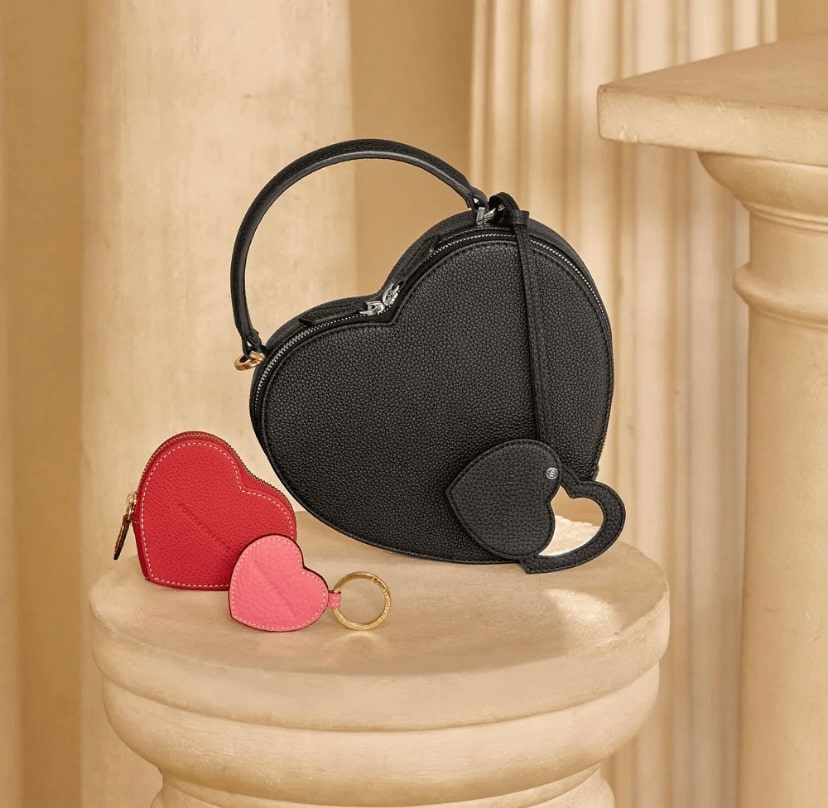 どんなバッグにも合う♡ボナベンチュラのハート コンパクトミラーの