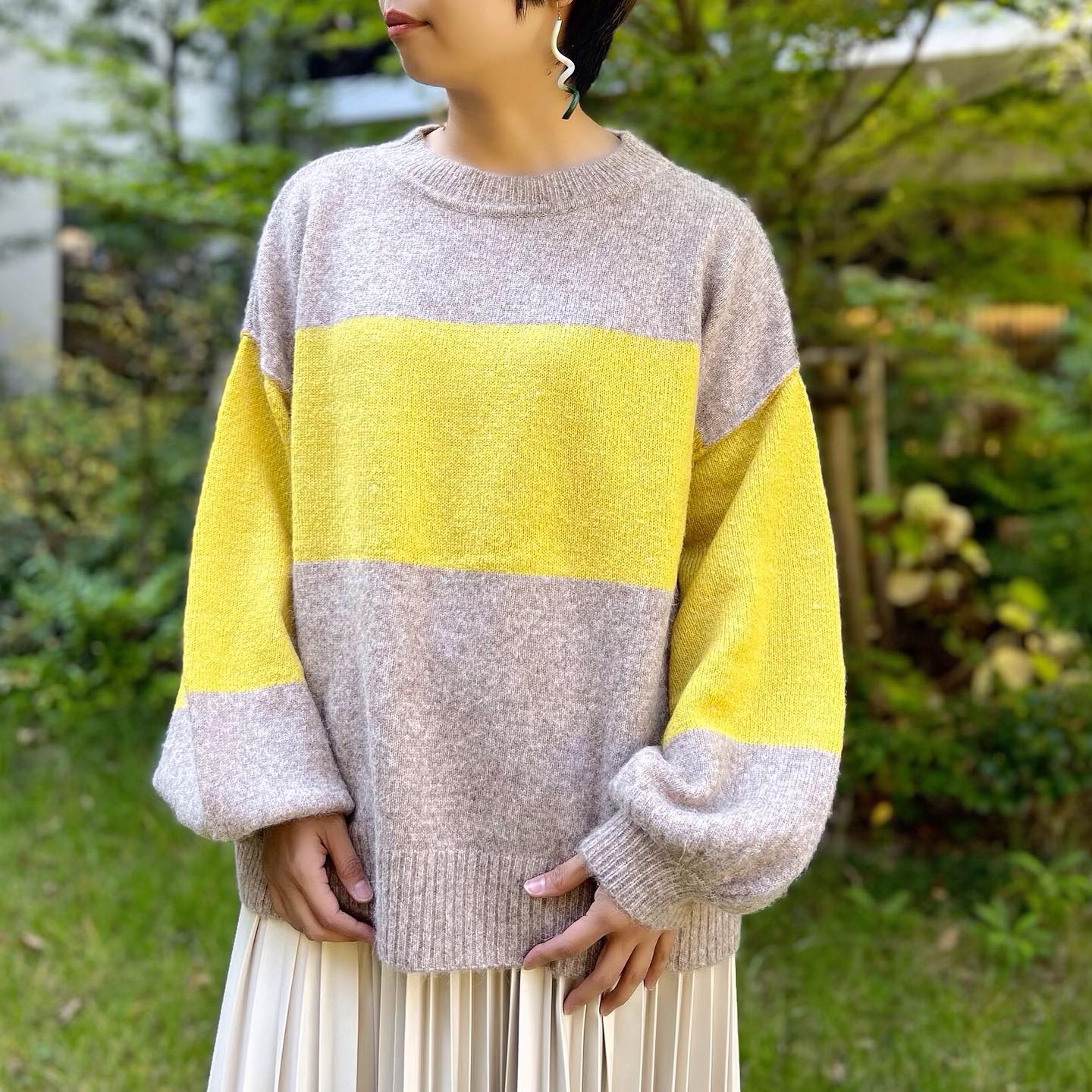 EN'DAY】カラフルなバイカラーニットの紹介 | kokochi(ここち)滋賀県