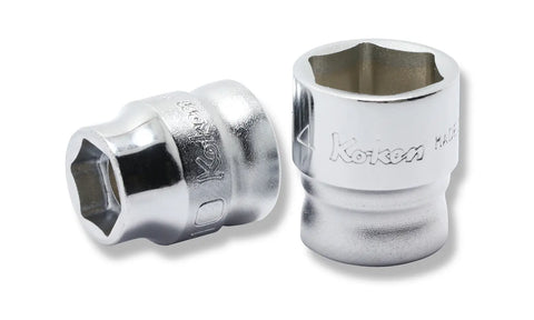3/8 Sq. Dr. 6-Point Z-Series Metric Chrome Socket in 10mm - Ko-ken USA
