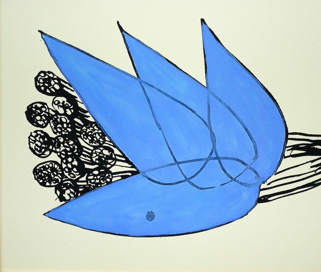 山口一郎「HANA－Blue－no,1」ジクレー 絵画買取・販売の小竹美術