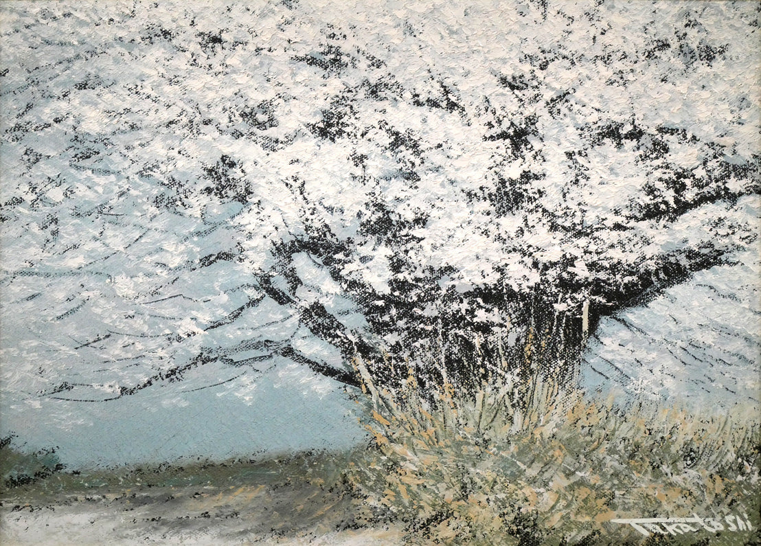 油絵 桜木稔 ライラック 絵画 油彩 桜木稔 油彩画 ライラック Yahoo