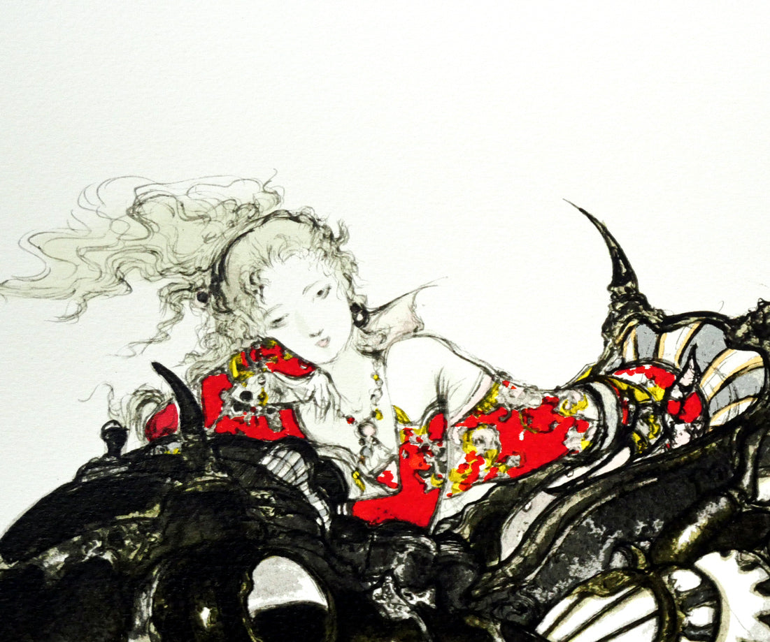 天野喜孝「アーマー（FF6 魔導アーマー ティナ）」リトグラフ 絵画買取