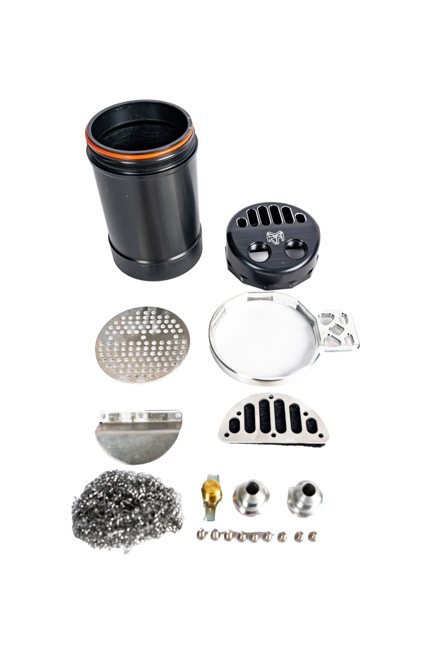 A90/A91 Billet Catch Can Kit w/ Fittings and Bracket - KLM Race