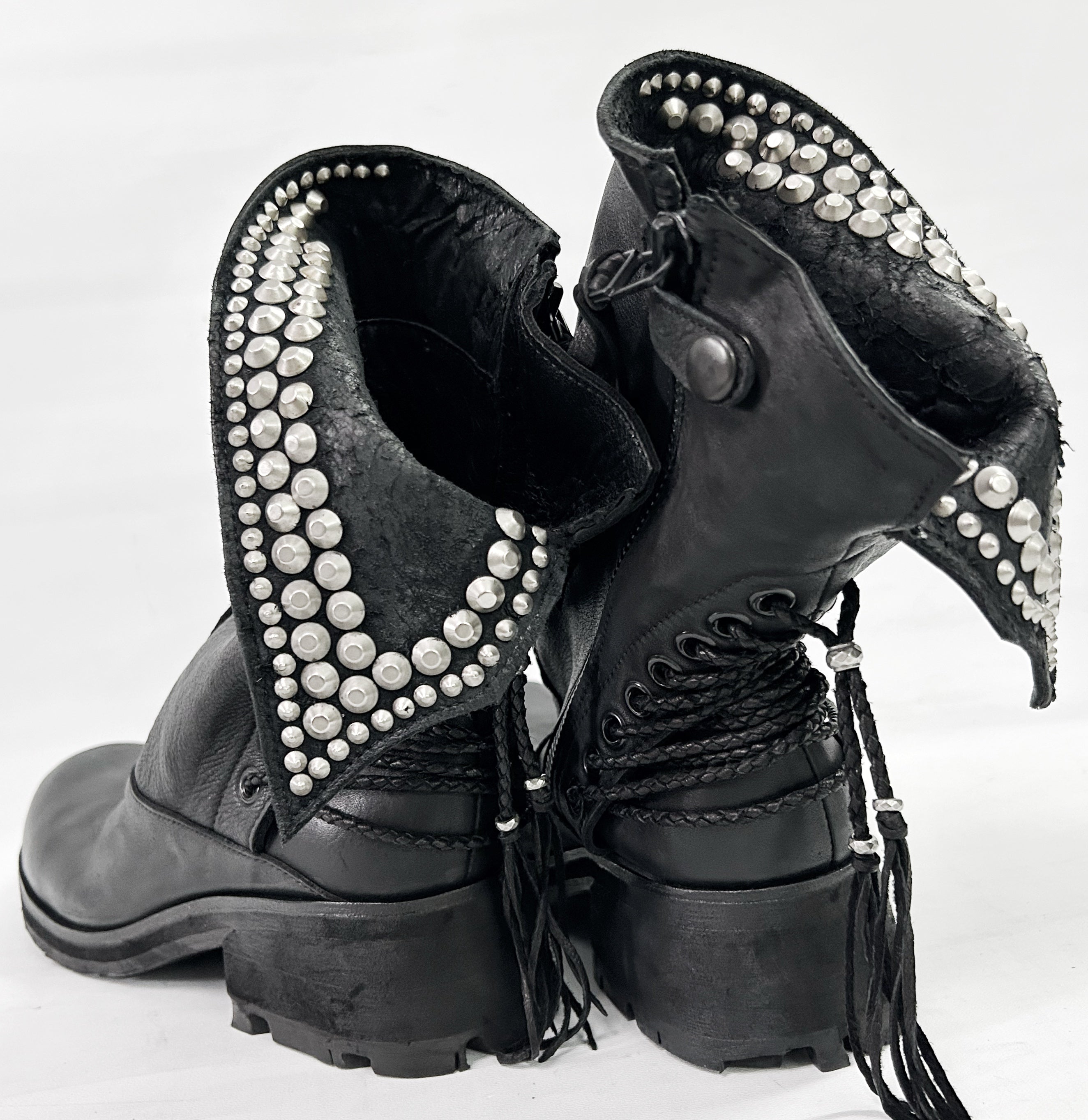 KMRii ケムリ Crush Braided Boots クラッシュ ブレイド ブーツ