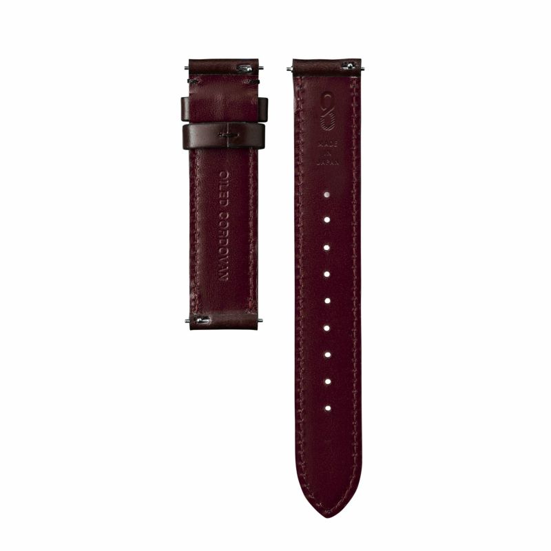 Knot S18-SOC-DB 時計ベルト バンド コードバン 18mm ダークブラウン