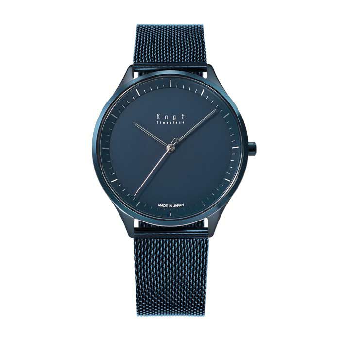 Knot STS-38SVSV 腕時計 メンズ レディース ソーラー シルバー 日本製