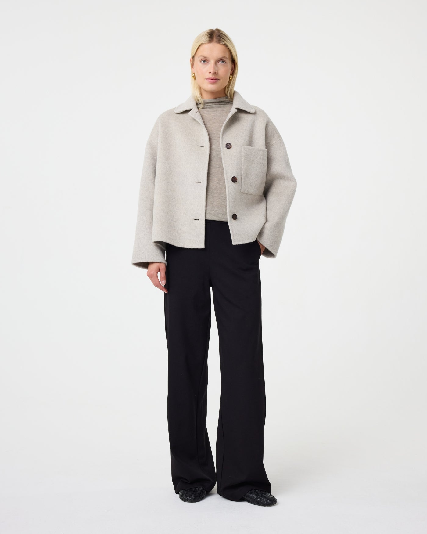 Odette Jacket | Greige – Knit-ted
