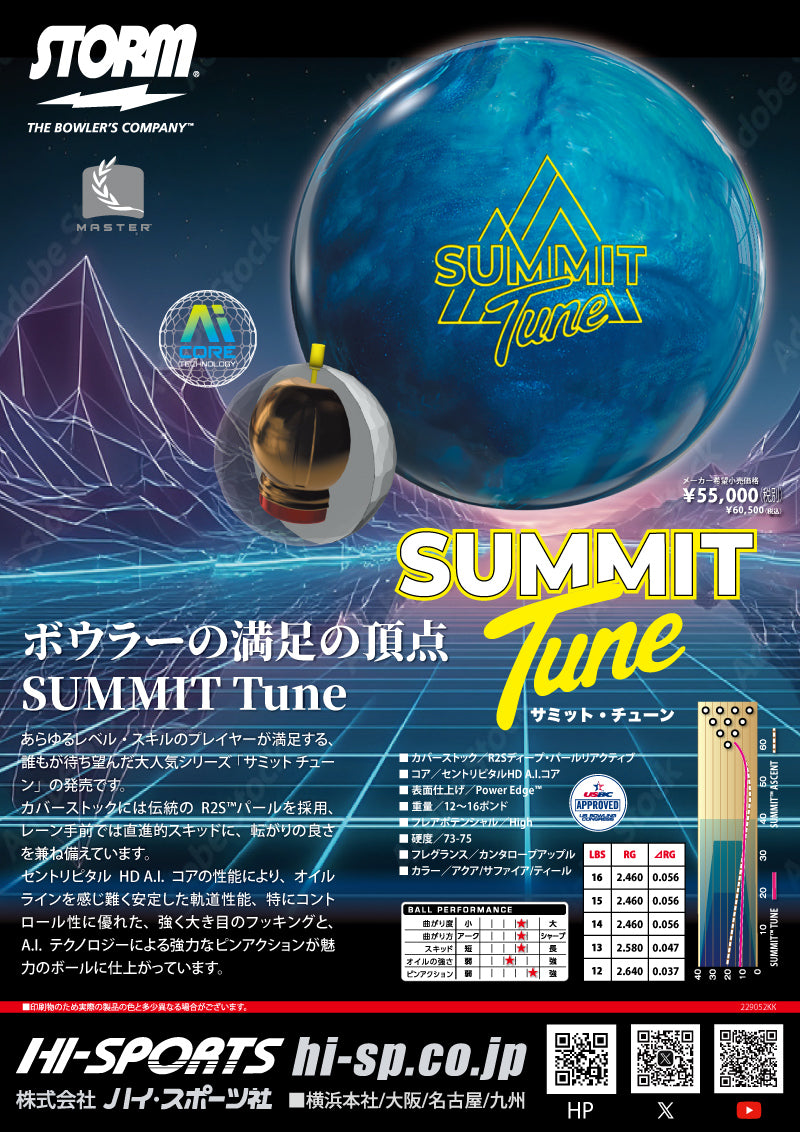 ストーム サミット・チューン ボウリングボール – 「K Style