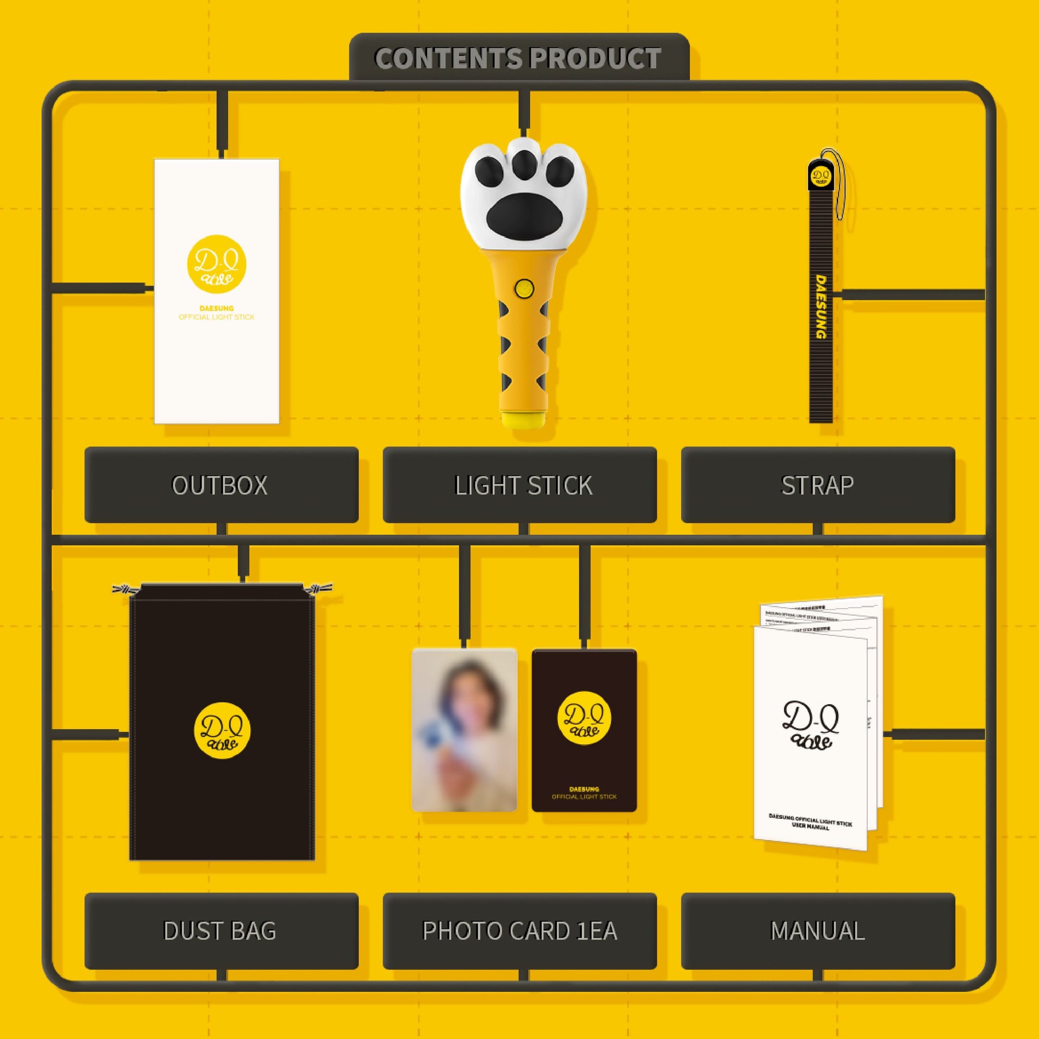 BIGBANG DAESUNG Official Light Stick D-LITE – K-STAR