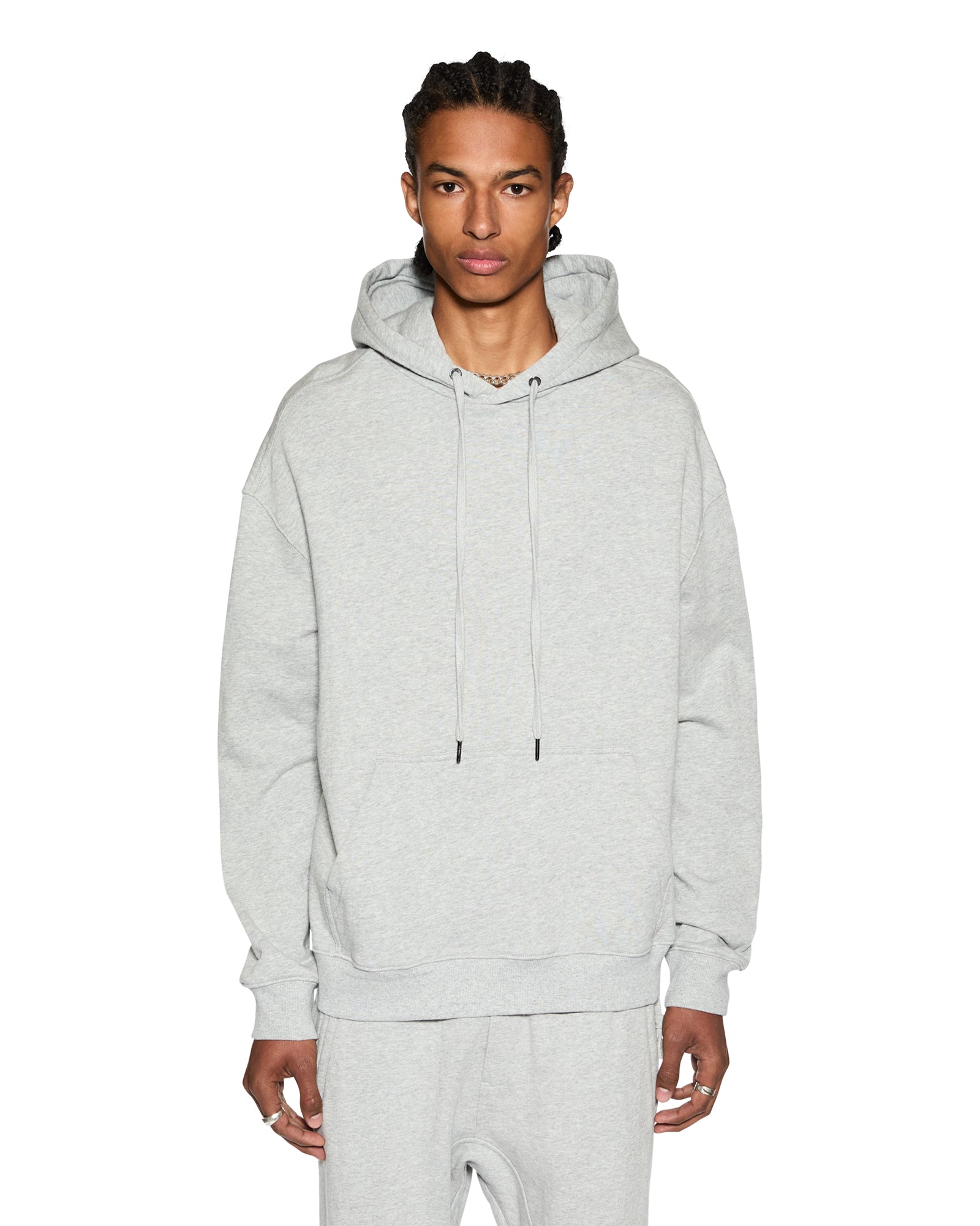 Buy 4 x 4 Biggie Hoodie Grey Marle | Ksubi | Ksubi ++