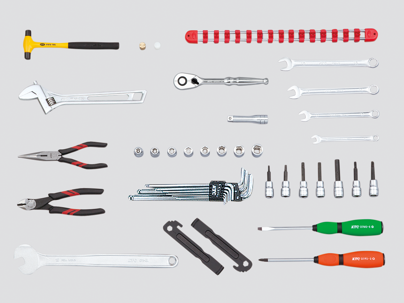 9.5sq.サイクルツールセット（片開きプラハードケースタイプ）[40点