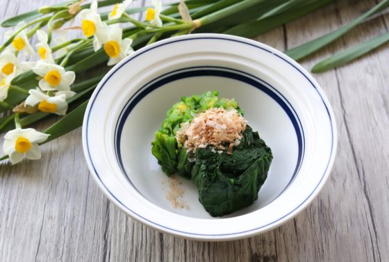 レンジで！ほうれん草のおひたしのレシピ。時短で栄養たっぷり | や