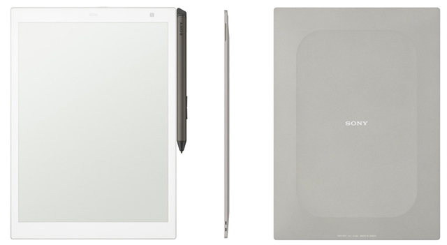 紙のように読んだり書いたりできるデジタルペーパーに、A5サイズに小型