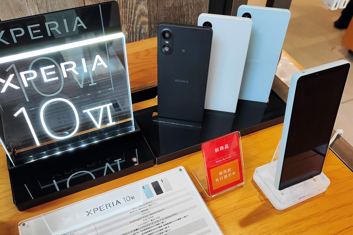Xperia SIMフリーモデル最安の「Xperia 10 VI (XQ-ES44)」、ソニー