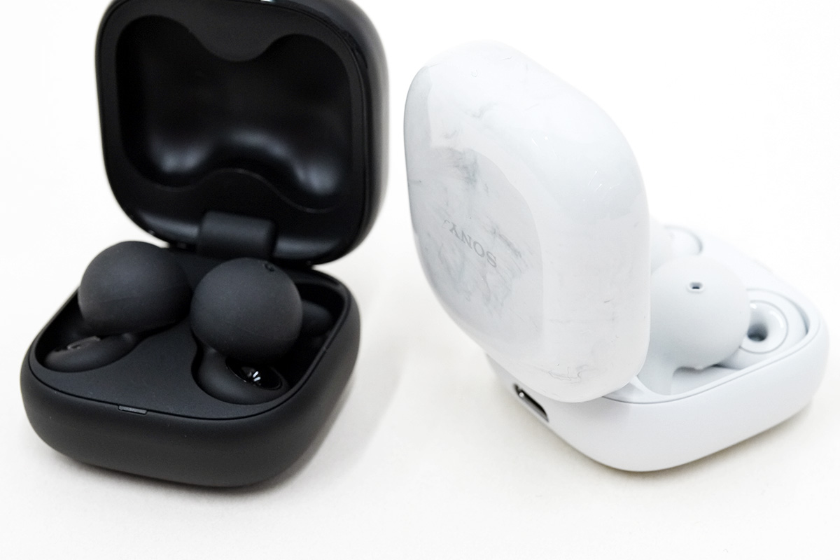 耳をふさがない穴あき完全ワイヤレスイヤホン「LinkBuds Open」実機