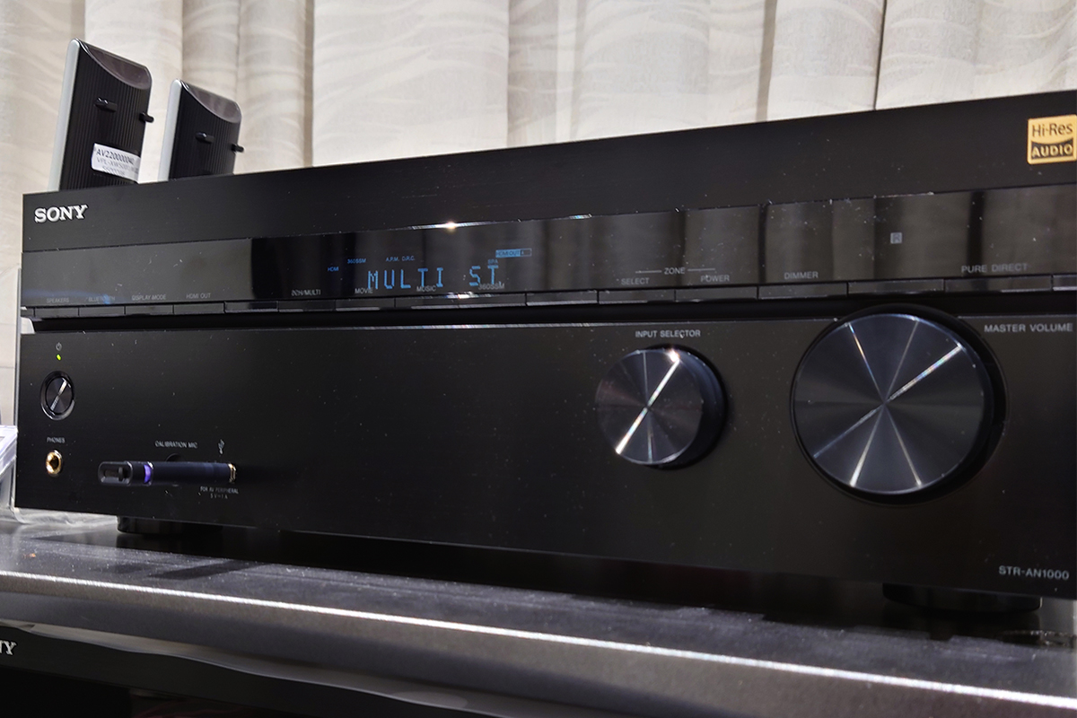 7.1ch マルチチャンネルAVレシーバー「STR-AN1000」をソニーストアで
