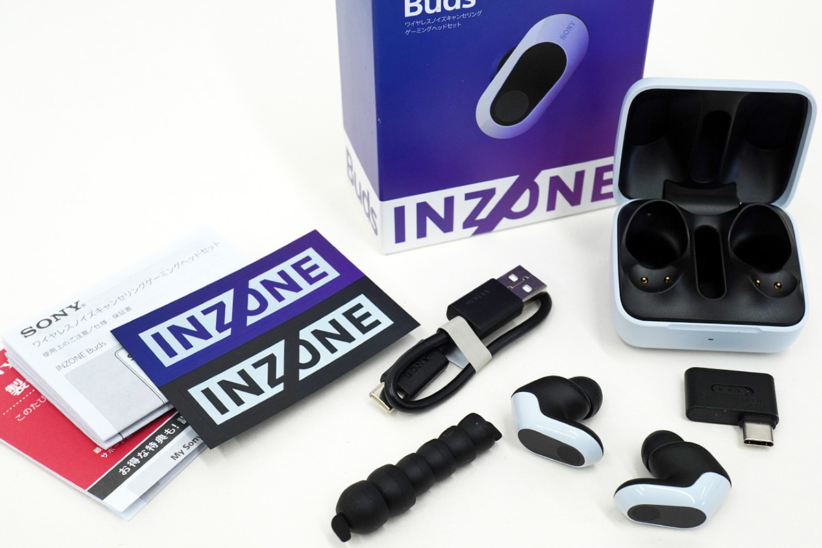 INZONE初NC対応完全ワイヤレスイヤホン「INZONE Buds」実機レビュー
