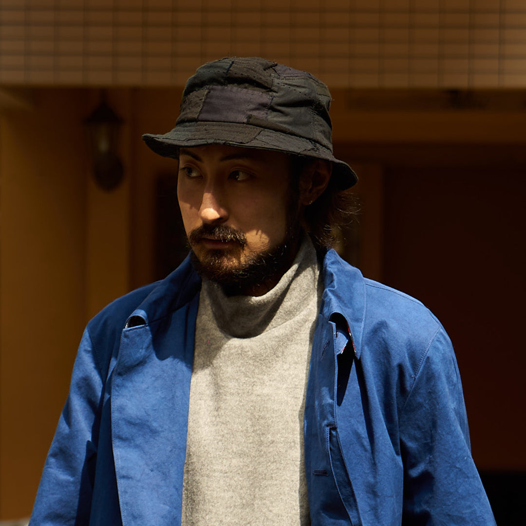 BORO Bucket Hat (Black) – KUON Tokyo