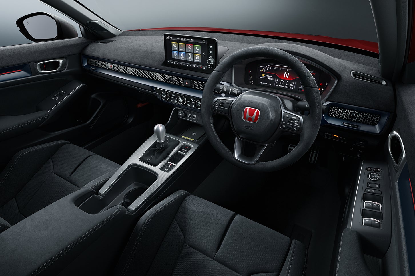 今度のタイプRは黒い！ 内装をブラックで統一した「ホンダ・シビック