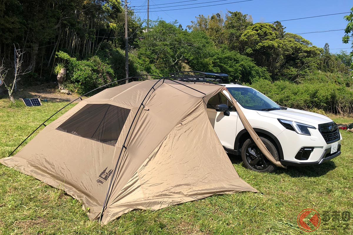 キャンプや車中泊が快適に！ アウトドアの必需品「カーサイドタープ