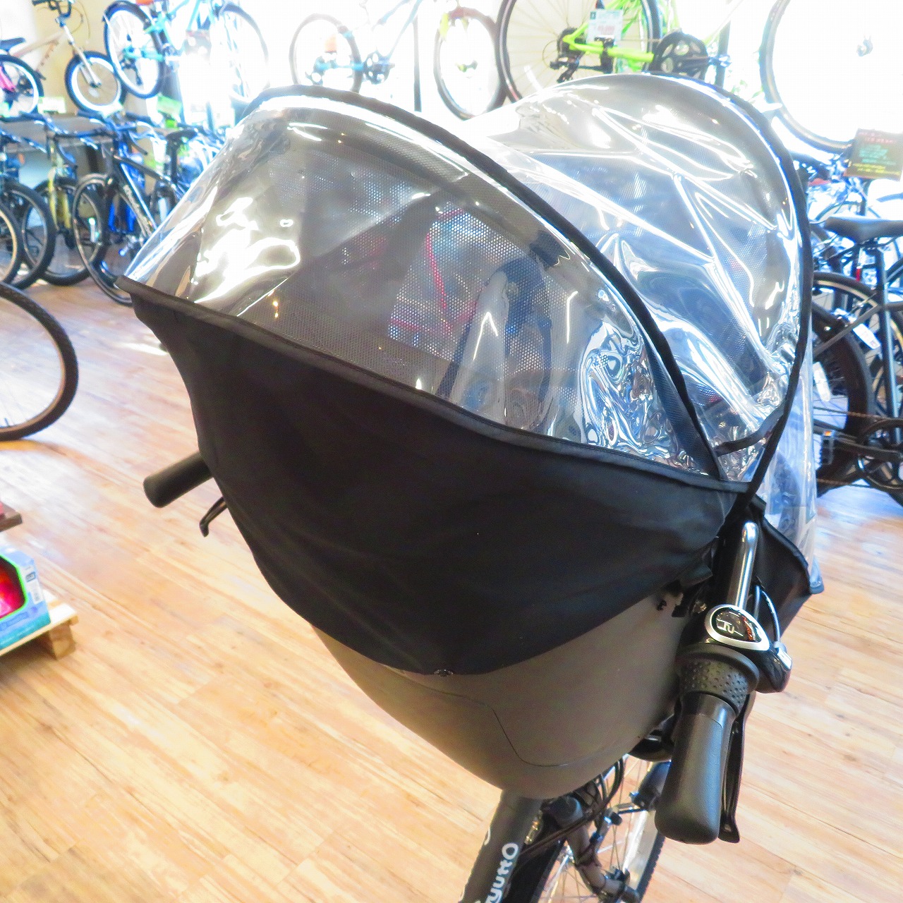 ギュットクルームDX～子乗せ&日よけ/レインカバーのご紹介｜自転車の