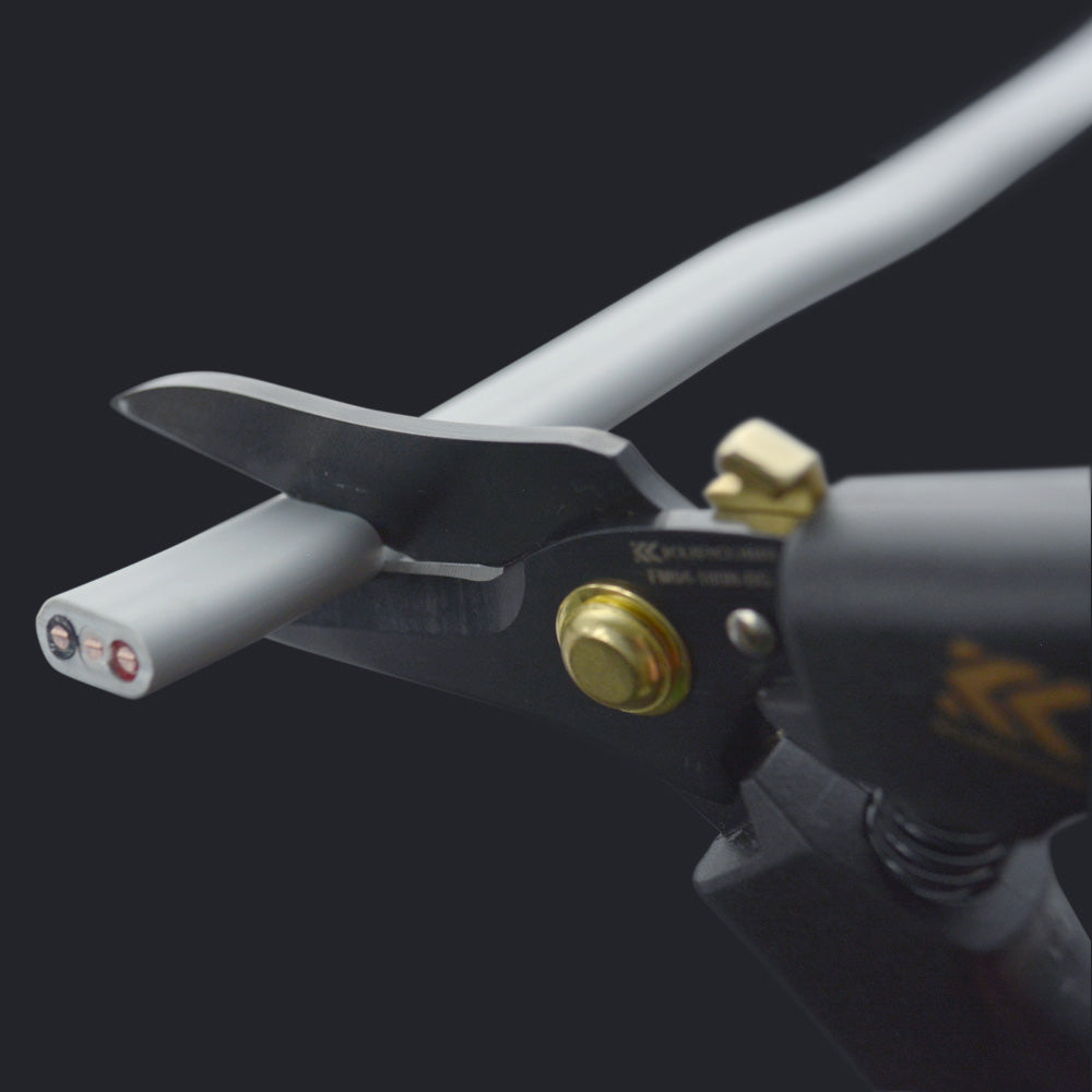 KUROKIN 黒金 電工ストレートバサミ FM04-180NL-BG