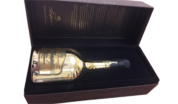 フランス産 白泡「ストラディバリウス 2009 レザーBOX入」750mlのお得