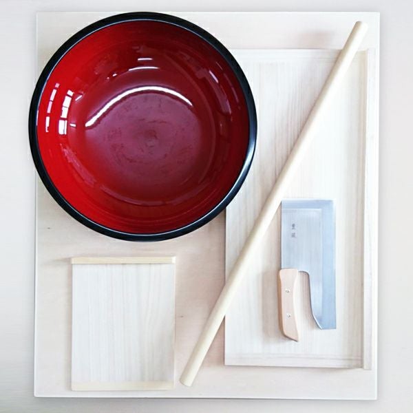 厳選 そば打ち道具 6点セット（お試しそば粉付き） | 蔵の粉屋 大西製粉