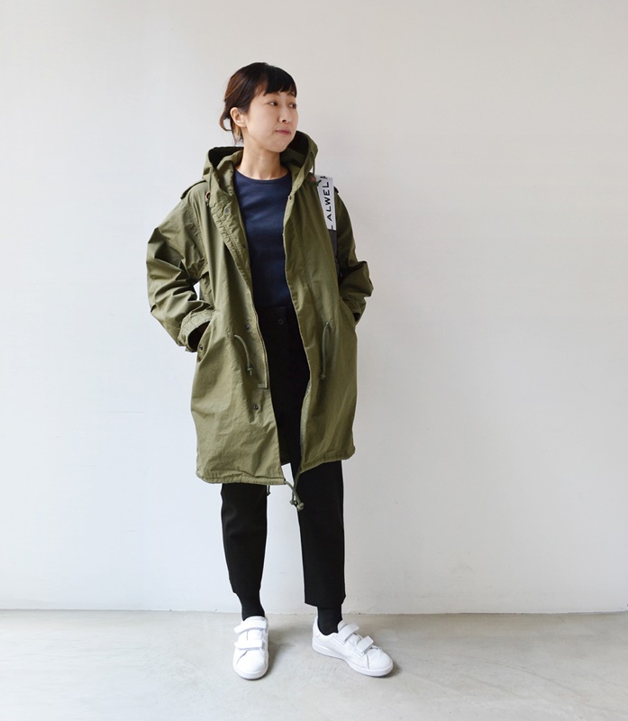 大人の女性のミリタリースタイル～「YAECA（ヤエカ）」のM51モッズ