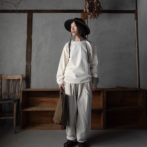 fog linen work」がつくる「itonowa Life（イトノワライフ）」別注丸襟