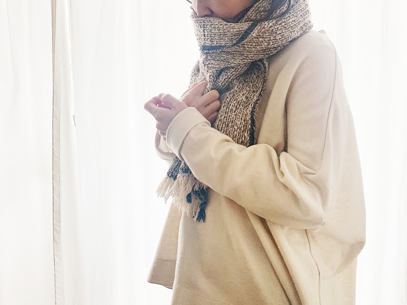 スタッフの愛用品 親子で使えるガラ紡ストール | 暮らしとおしゃれの編集室