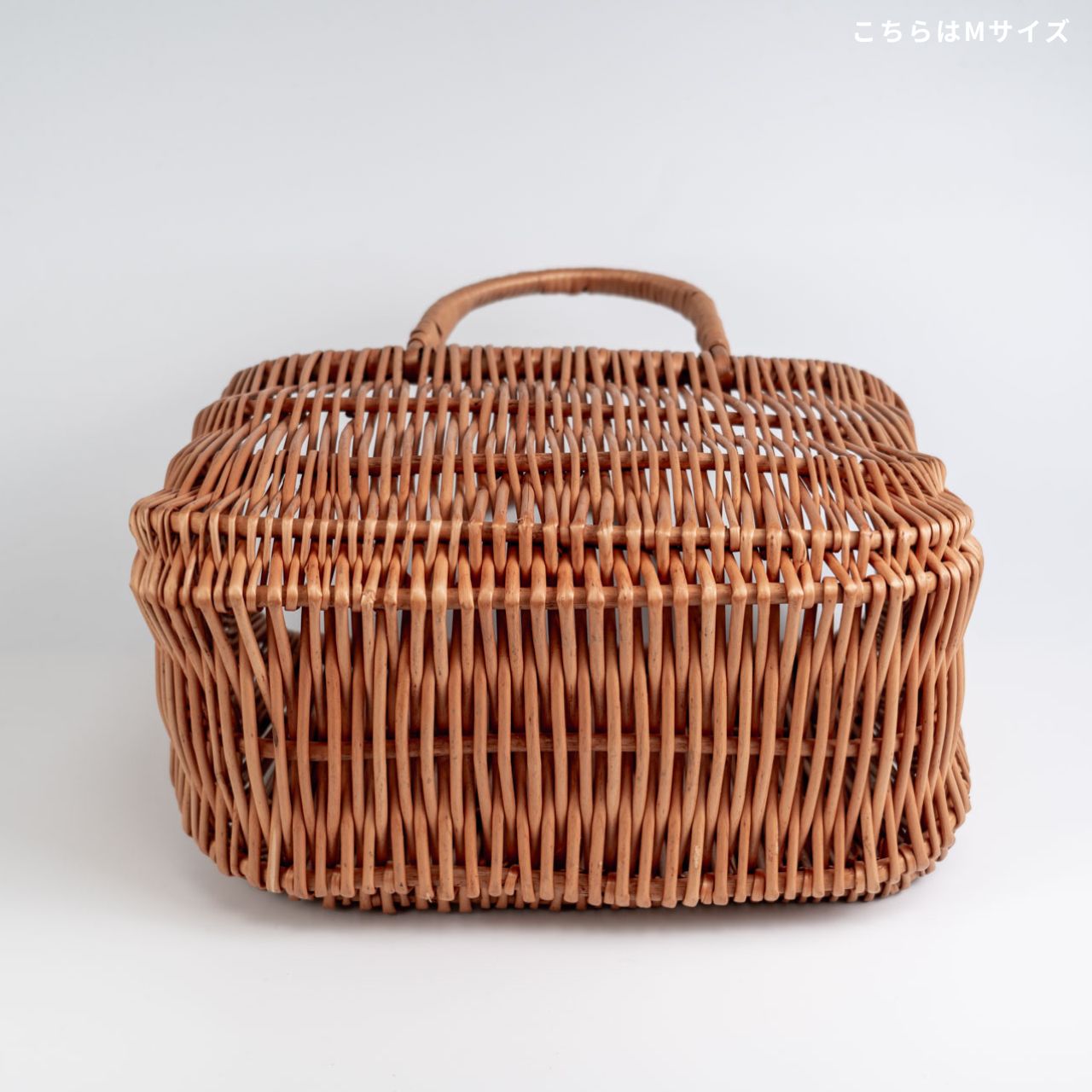 ラトビアの工房で作るハンドメイドかご | 柳のかごバッグ L