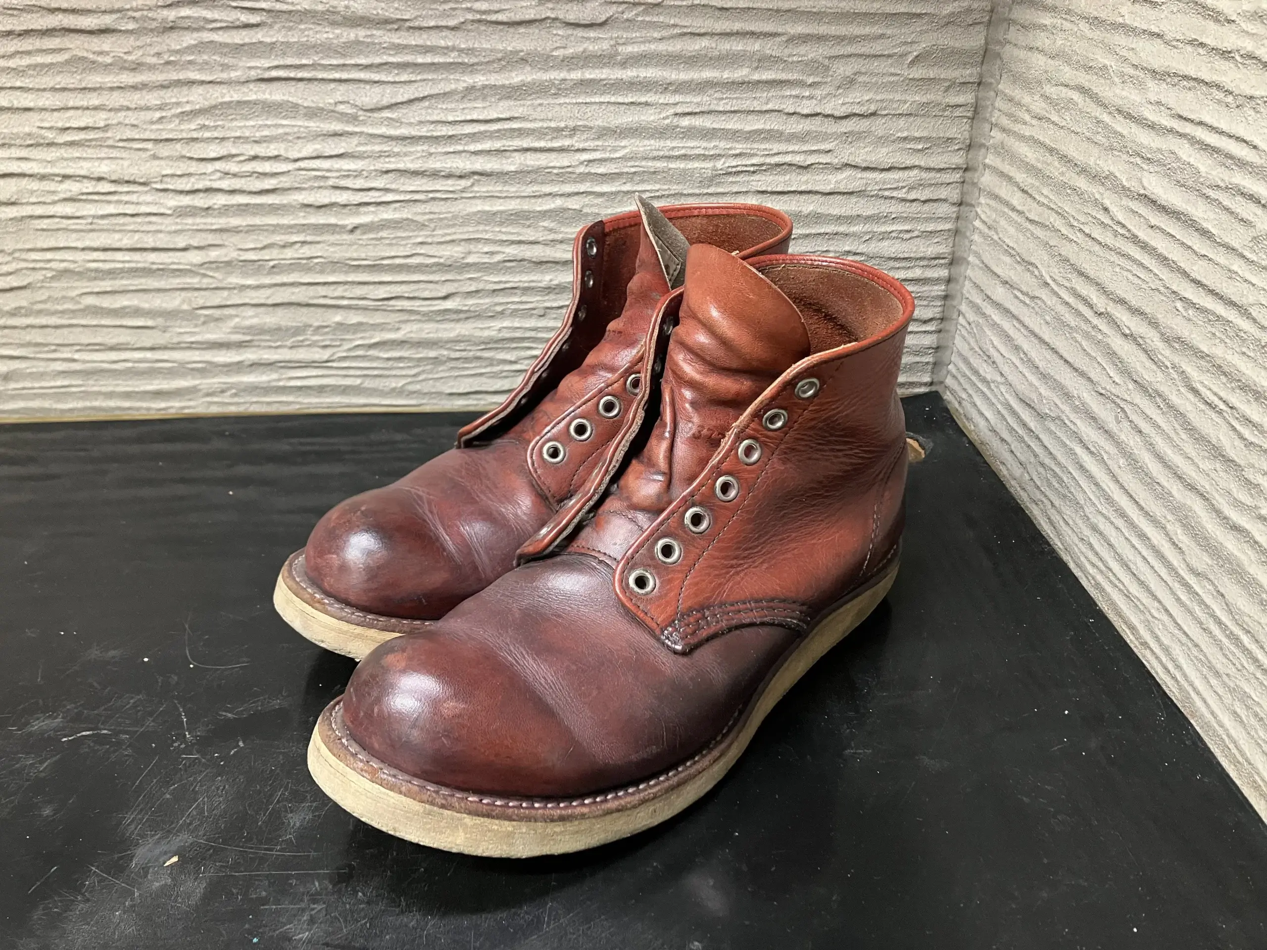 1998年製 RED WING 8166 裏スクエア犬タグ エイジング&メンテ記録 | 靴
