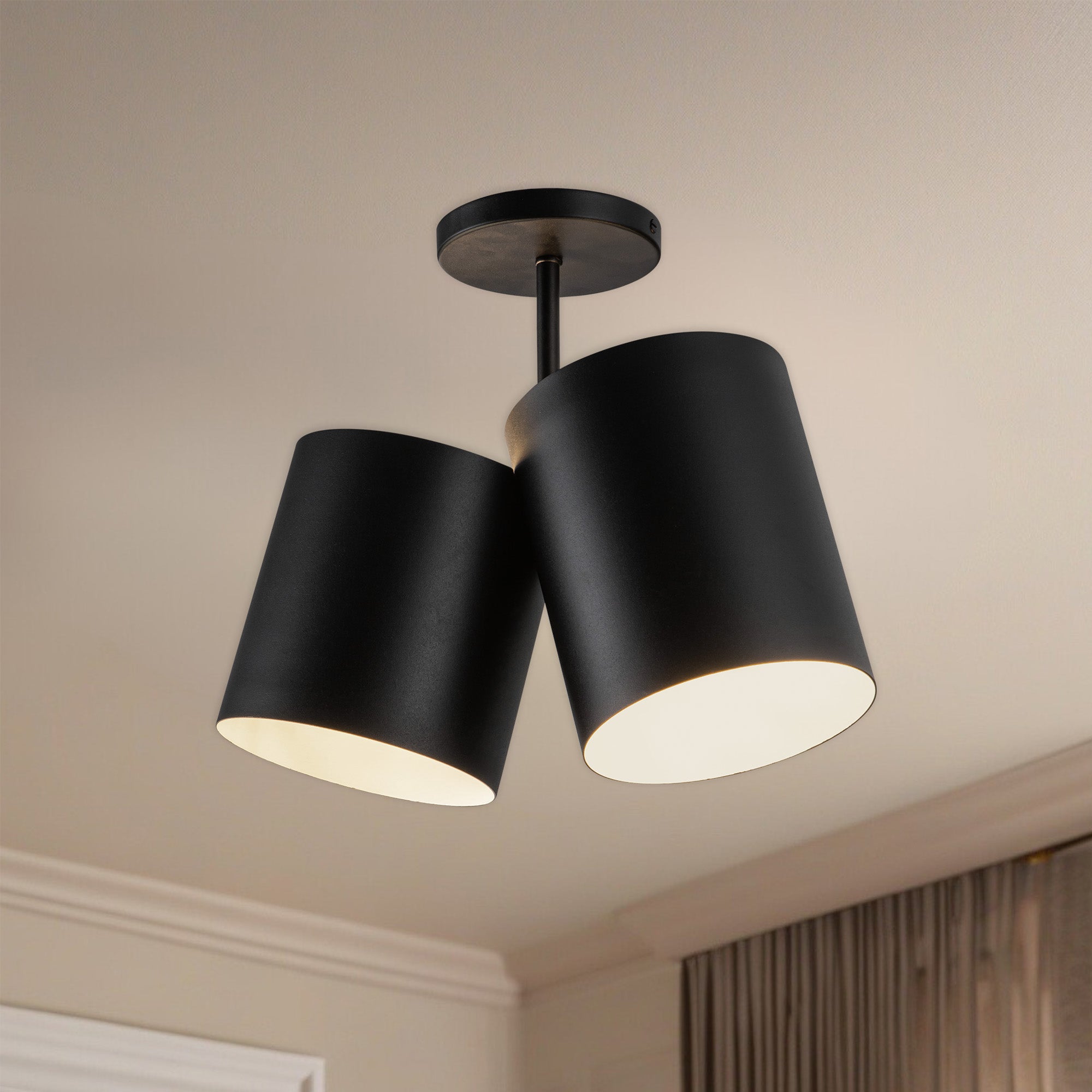 Keiko 14-in Semi-Flush Mount – Kuzco Lighting
