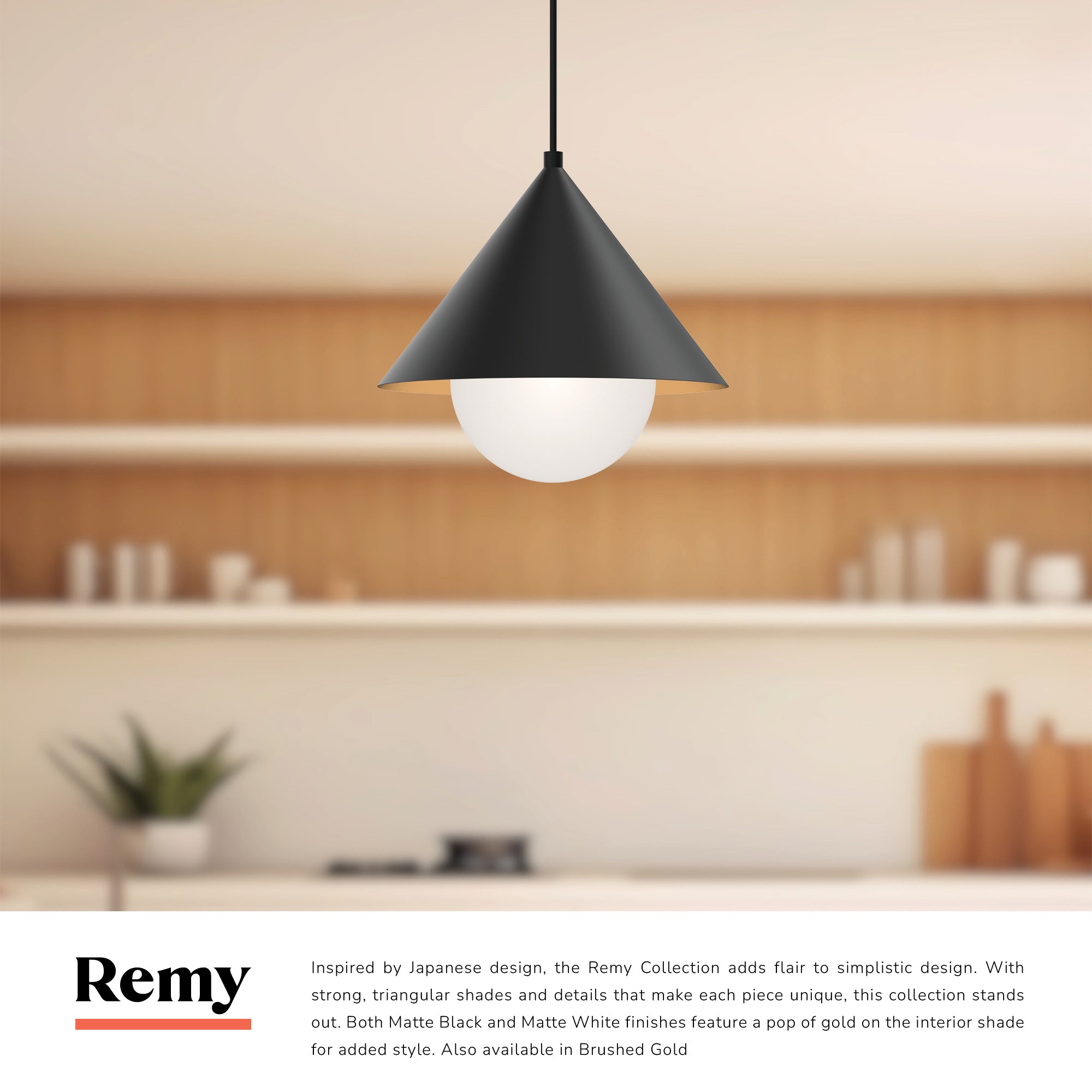 Remy 14-in Pendant – Kuzco Lighting