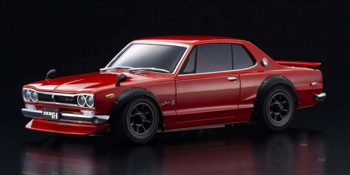 ASC MA-020 NISSAN SKYLINE 2000GT-R (KPGC10) Tuned Ver. Red 60th
