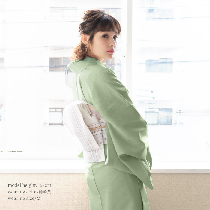 女袷 東レ) 洗える着物 袷 色無地 日本製 女性 レディース シル