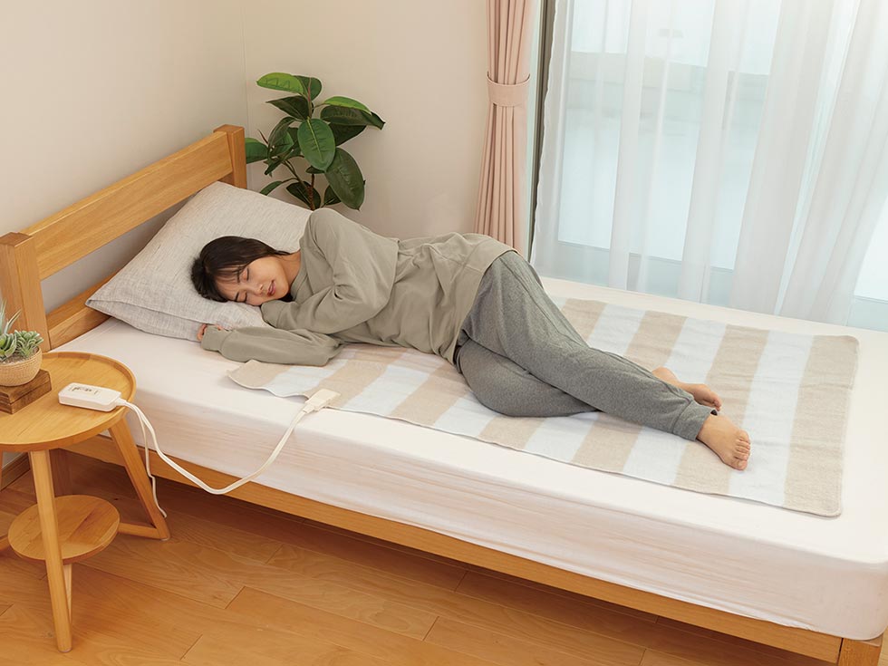 販売終了】電気毛布（敷き）電磁波カット140x80cmKDS-50246D