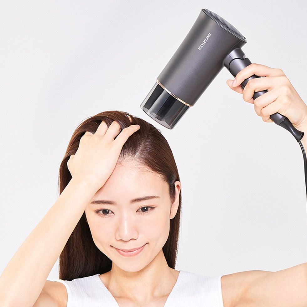 販売終了】収納スタンド付きマイナスイオンヘアドライヤーKHD-K310