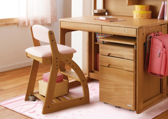 4ステップチェア座面：PVCレザー木部：NS色FDC-054/FDC-055/FDC-056