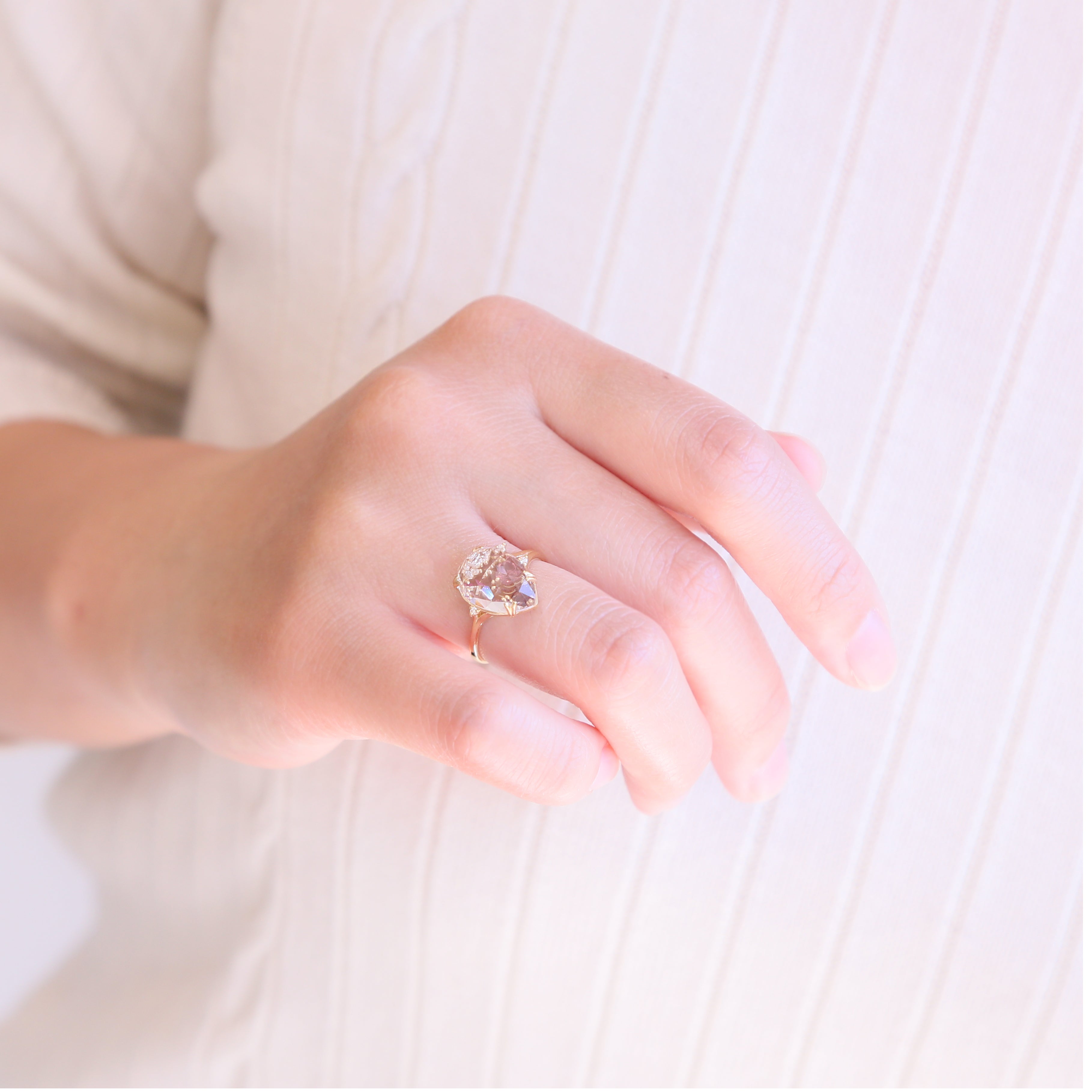 L&Co.(エルアンドコー)】リング｜K18 カラーストーン リング （96-2082