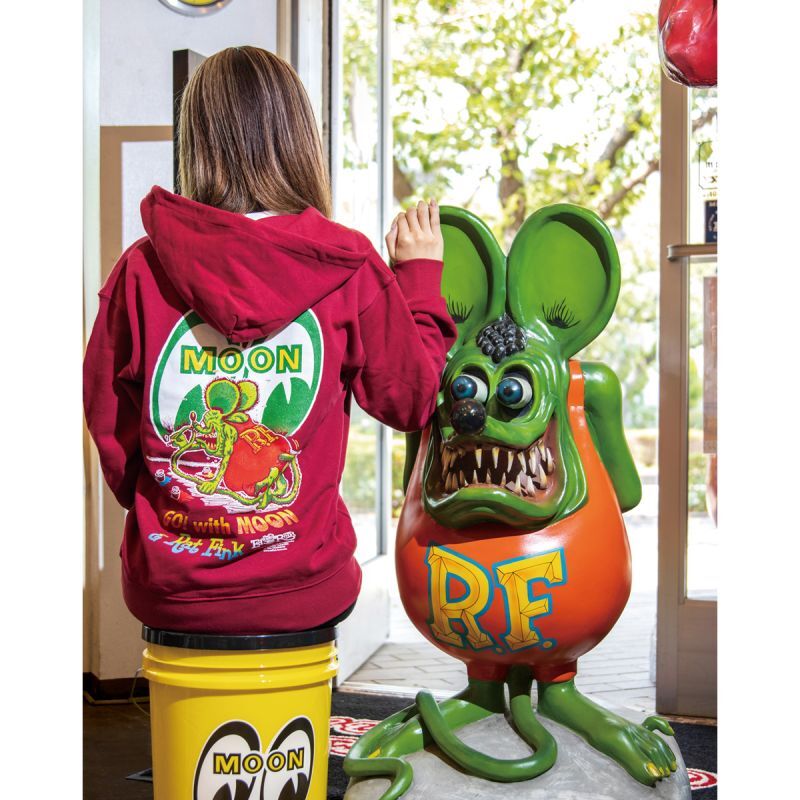 ラットフィンク × ムーンアイズ ペイントジップフーディー 新商品のご