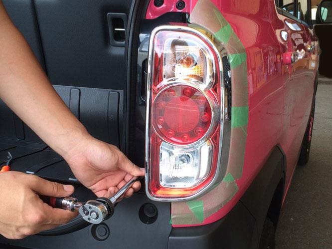 MR31/41ハスラー テールランプ取り付け手順 | ハイクオリティカスタム