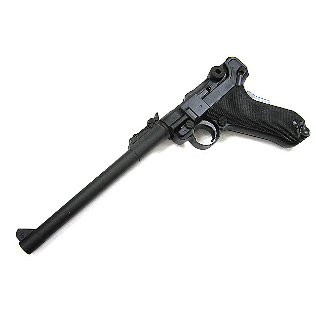 L.A.ホビーショップ / GAS-BLK : ルガーP06 M1906 8in/ABS-BK [品切中
