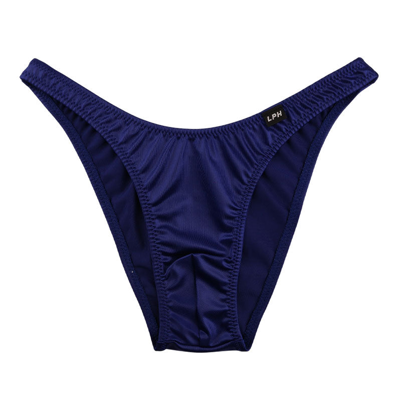 メンズ 光沢 スーパーWET生地 ハーフバック ハイレグ フィット感抜群