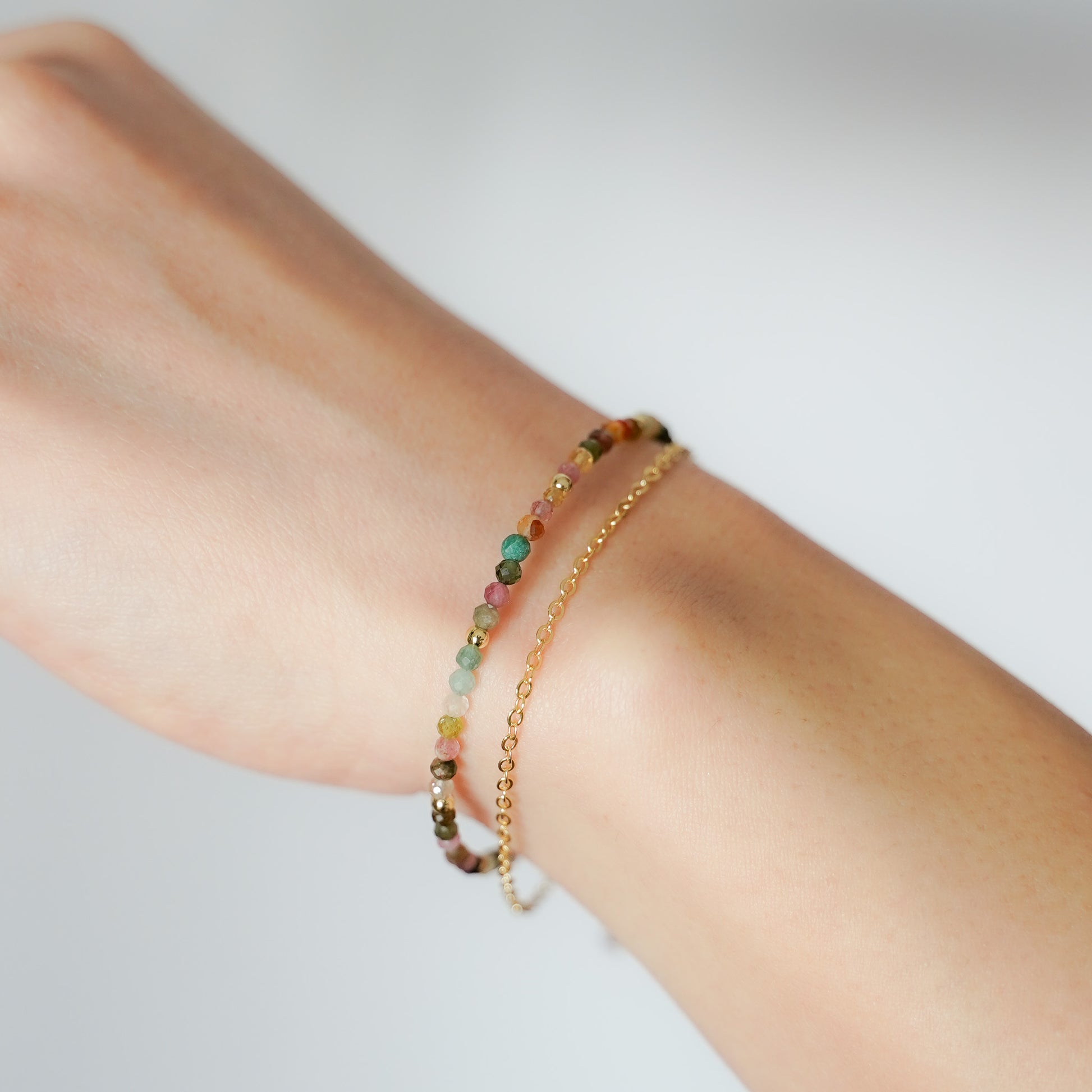 ブレスレット 天然石 重ね付け マルチカラー ストーン – Lamu's(ラムズ)