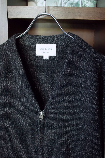 Still by hand ジップニットカーディガン KN03233 完売 [Lampa]