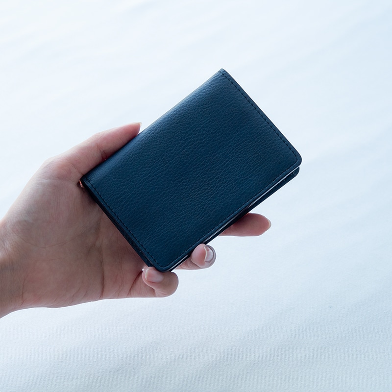 本革 藍染め 名刺入れ | Lacycle mall（ラシクルモール）