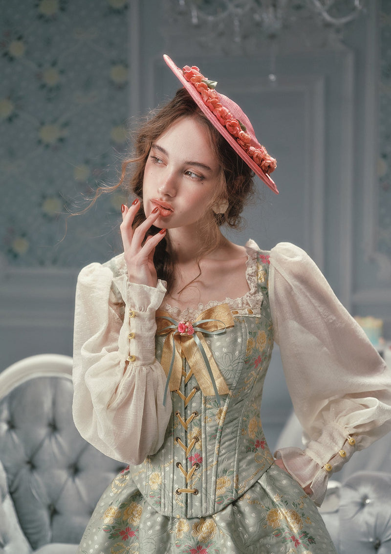 Mary's Garden Poem Corset Dress